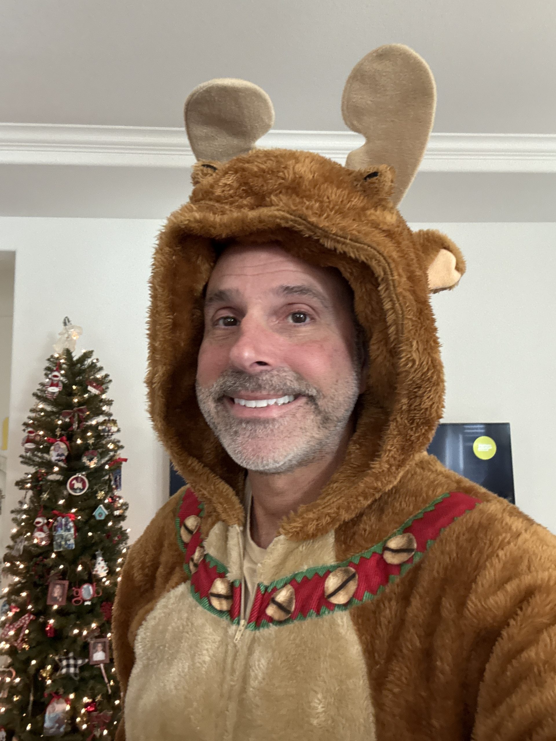 Frank Napoleon Jr in winter attire