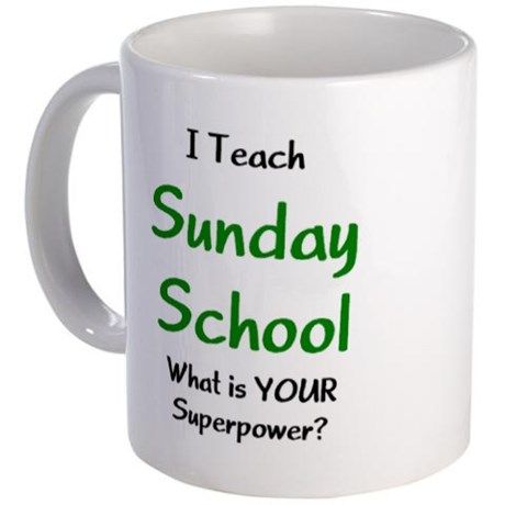 Mug with Sunday School Teacher logo