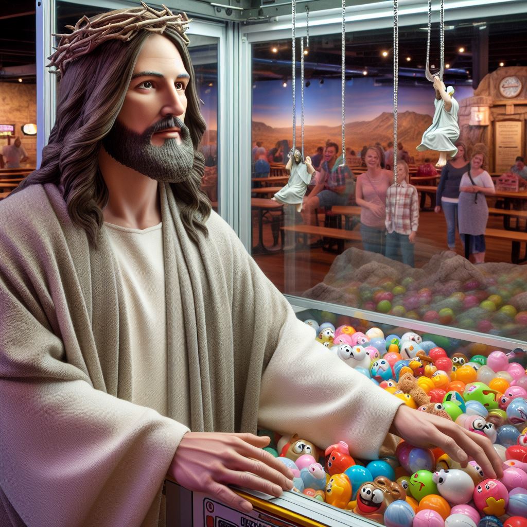 Jesus redeeming me from sin.